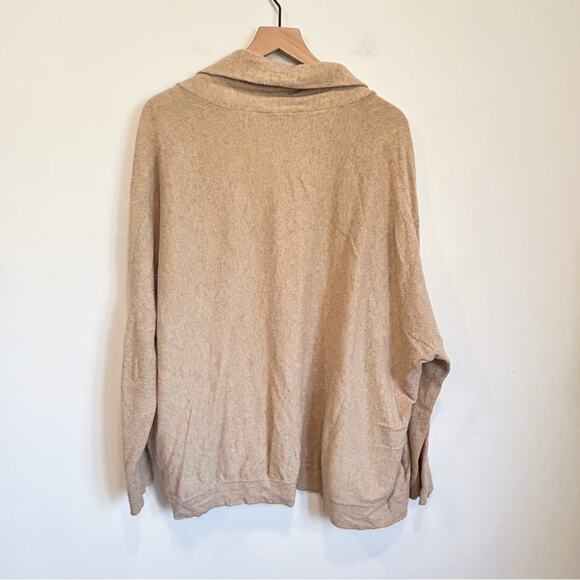 BCBGMaxAzria Wool Open Long Sleeve Cardigan Tan Size M - Picture 4 of 8